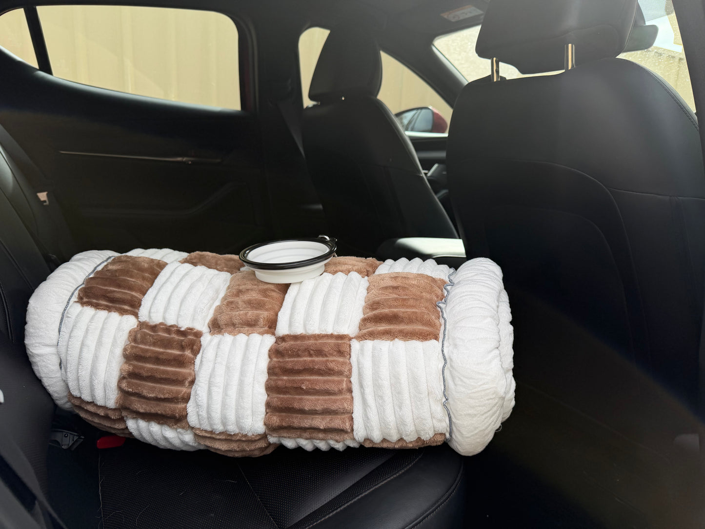 Wagvora Plush Back Seat Travel Bed