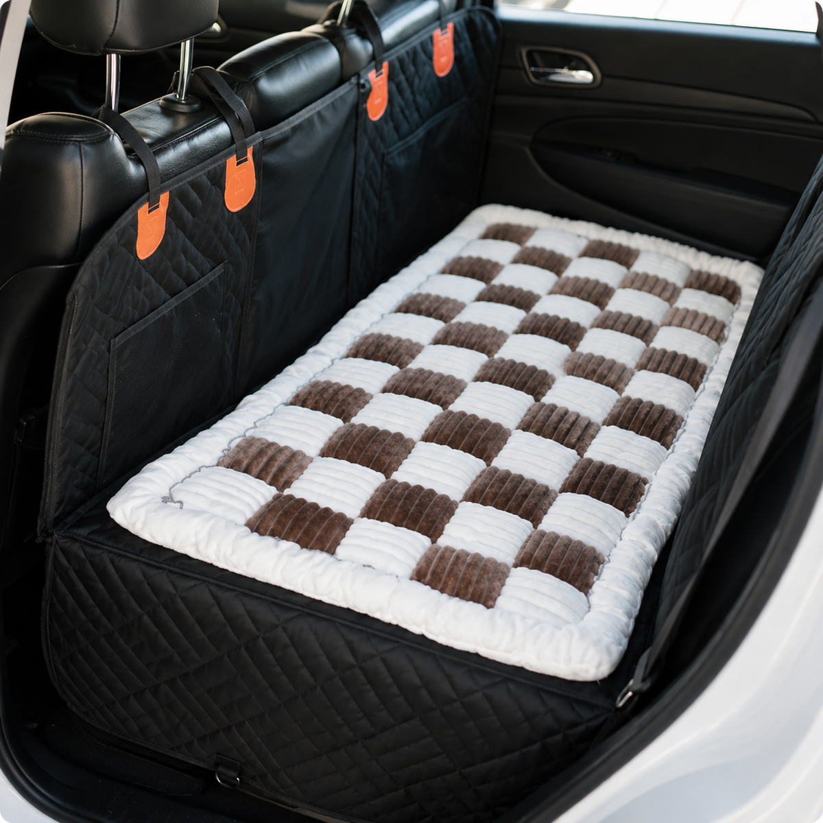 Wagvora Plush Back Seat Travel Bed